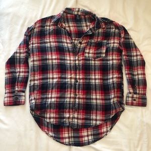 Flannel long sleeve shirt